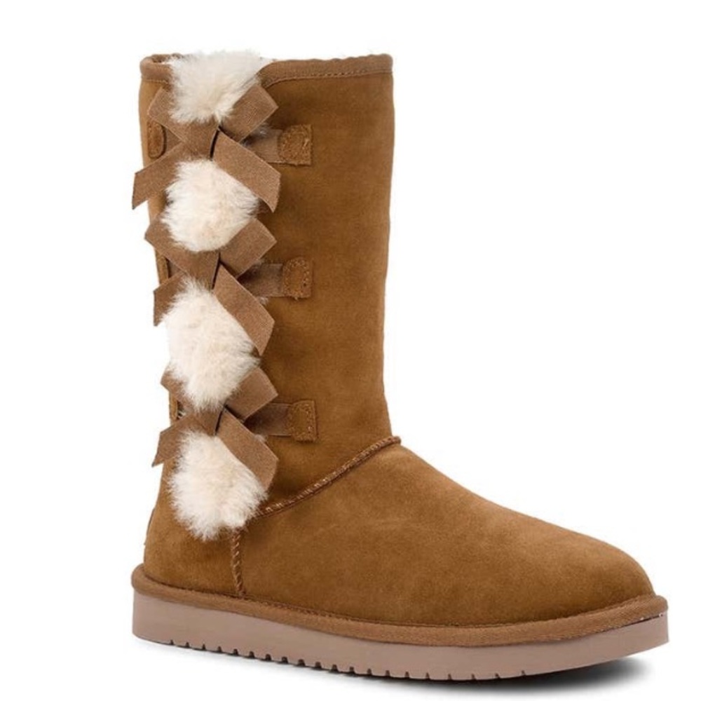 New Koolaburra by ugg shearling trim and faux boot